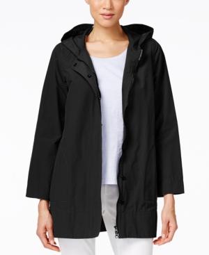 Eileen Fisher Hooded Zip-front Jacket
