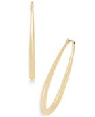 Thalia Sodi Gold-tone Large Teardrop Hoop Earrings, Created For Macy's