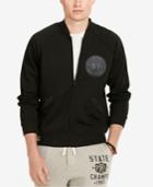 Polo Ralph Lauren Men's Double-knit Baseball Jacket
