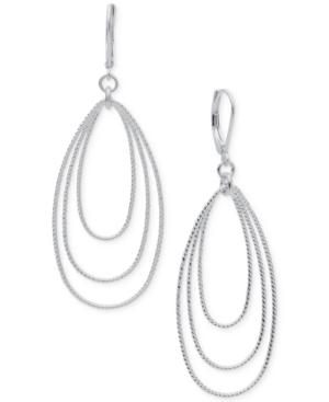 Nine West Orbital Drop Hoop Earrings