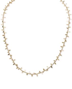 Giani Bernini Embellished Chain Necklace In 24k Gold Over Sterling Silver, Only At Macy's