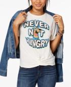 Love Tribe Juniors' Never Not Hungry Graphic-print T-shirt