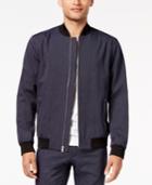 Inc International Concepts Men's Pinstripe Bomber Jacket, Created For Macy's