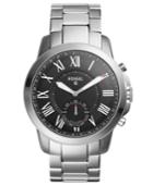Fossil Q Men's Grant Stainless Steel Bracelet Hybrid Smart Watch 44mm