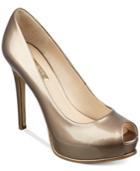 Guess Women's Honora Peep-toe Platform Pumps Women's Shoes