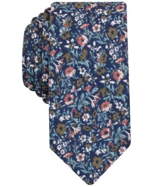 Bar Iii Men's Met Floral Slim Tie, Only At Macy's