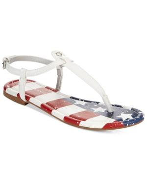 Rampage Pashmina T-strap Flat Sandals Women's Shoes