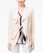 Alfani Faux-suede Open-front Jacket, Only At Macy's