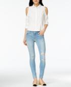 Hudson Jeans Krista Ripped Super-skinny Ankle Jeans
