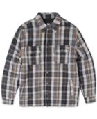 Rip Curl Gibbs Plaid Flannel Long-sleeve Shirt Jacket
