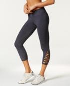 Ideology Cutout Cropped Leggings, Only At Macy's