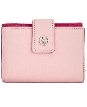 Giani Bernini Softy Leather Framed Colorblock Wallet, Created For Macy's