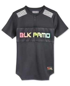 Black Pyramid Men's Pieced Graphic-print Henley