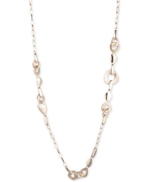 Carolee Gold-tone Link 36 Station Necklace