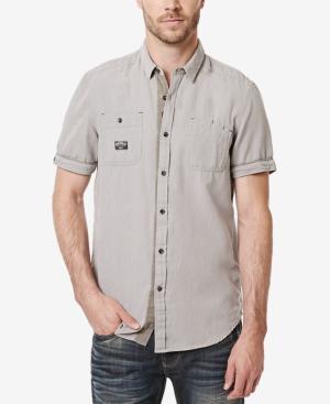 Buffalo David Bitton Men's Siparus Graphic-print Logo Shirt