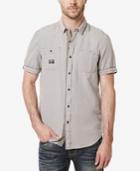 Buffalo David Bitton Men's Siparus Graphic-print Logo Shirt