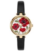 Kate Spade New York Women's Holland Black Leather Strap Watch 34mm