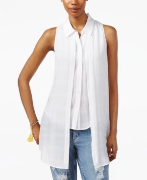 Rachel Rachel Roy Sleeveless High-low Shirt