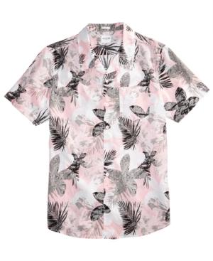 Guess Men's Blooming Floral-print Shirt
