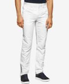 Calvin Klein Men's Zip-detailed Flat-front Pants