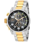 Invicta Men's Chronograph I-force Two-tone Stainless Steel Bracelet Watch 46mm 17415