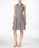 Charter Club Petite Gingham Shirtdress, Only At Macy's