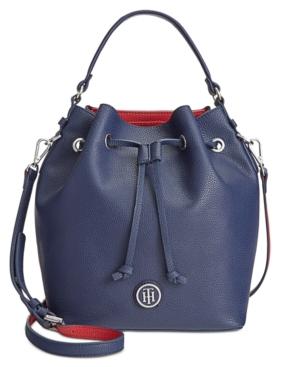 Tommy Hilfiger Mara Double-sided Drawstring Bucket Bag