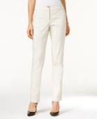 Style & Co. Seam-detail Slim-leg Pants, Only At Macy's