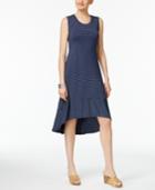 Style & Co Printed High-low Dress, Only At Macy's