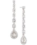 Givenchy Crystal Linear Drop Earrings