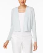 Eileen Fisher Cropped Open-front Cardigan