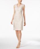 Alex Evenings Embellished Lace Sheath Dress