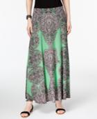 Inc International Concepts Printed Maxi Skirt, Created For Macy's