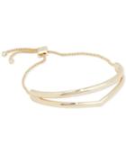 Vera Bradley Gold-tone Two-layer Slider Bracelet