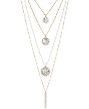 Lucky Brand Two-tone Multi-layer Pendant Necklace