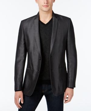 Calvin Klein Men's Slim-fit Micro-herringbone Jacket