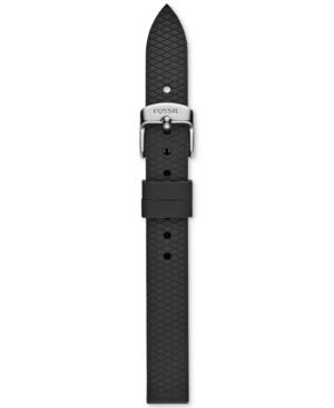 Fossil Women's Q Dreamer Black Silicone Watch Strap Ftj9012