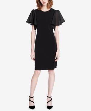 Calvin Klein Flutter-sleeve Dress