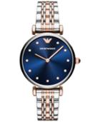 Emporio Armani Women's Two-tone Stainless Steel Bracelet Watch 32mm