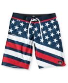 Quiksilver Men's 4th Of Ju-luau Stripe Boardshorts