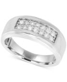 Men's Diamond Ring (1/2 Ct. T.w.) In 10k White Gold