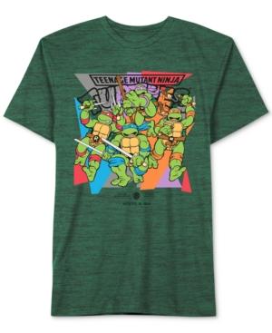 Jem Men's Teenage Mutant Ninja Turtles Retro Ninja Squad Graphic-print T-shirt