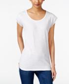 Style & Co. Scoop-neck T-shirt, Only At Macy's