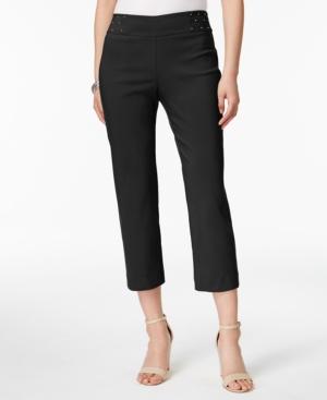 Jm Collection Studded Capri Pants, Created For Macy's