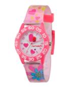 Red Balloon Girls' Pink Plastic Time Teacher Watch