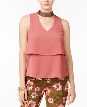 Xoxo Juniors' Tiered Chocker Top