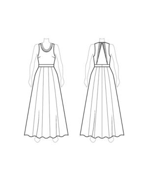 Customize: Switch To Lowered Scoop Neckline - Fame And Partners Scoop-neck Maxi Dress