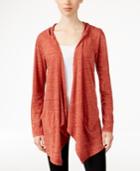 Style & Co. Hooded Open-front Cardigan, Only At Macy's