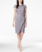Tommy Hilfiger Printed Short-sleeve Envelope Dress, Only At Macys.com