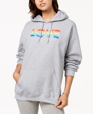 Hybrid Juniors' Love Graphic-print Hoodie